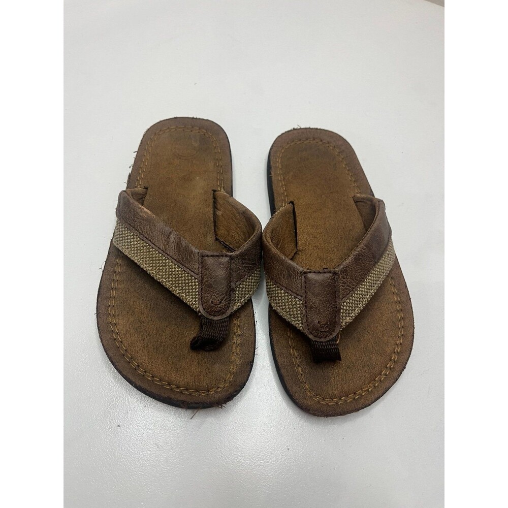 Brown Boys Flip Flops